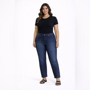 Cato Premium Deep Indigo Ankle Jeans